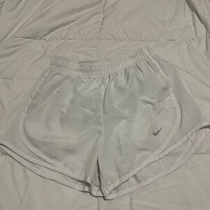 Nike White Athletic Shorts